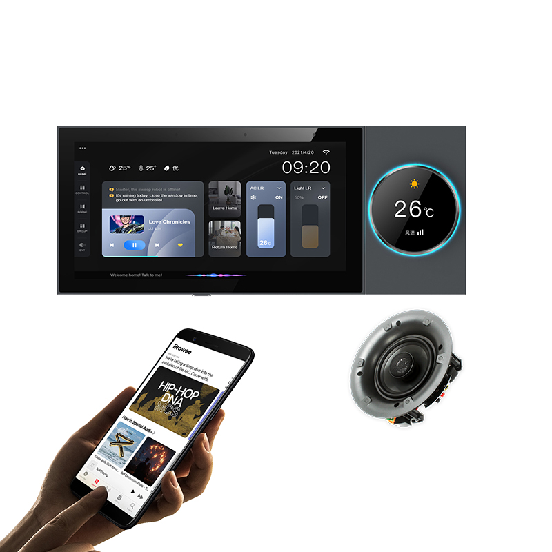 Tuya Smart Home Central Control with 6-inch Screen Supports Multiple Languages.