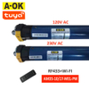 A-OK AM35 10/17 Smart Rolling Tubular Motor,RF433 Remote Tuya wifi App,for 40/45mm/47mm/50mm Tube,for Rolling Blinds,230V/120V