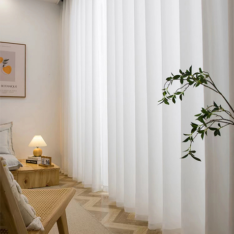 Chiffon Living Room Decoration | Tulle Living Room Decoration - White Tulle High 