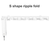 Tuya Smart 3rd Generation Shorter WiFi Electric Motor S Wave Ripple Fold Curtain Track Cornice Rail Alexa Alice Voice| | 