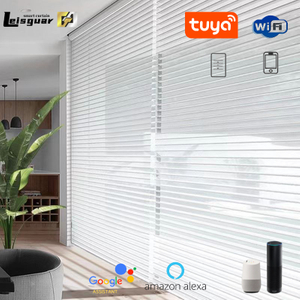 Leisguar Automatic Curtain Motorized Roller Blinds Tuya Smart Home Wifi Remote Control Rolling Shutter
