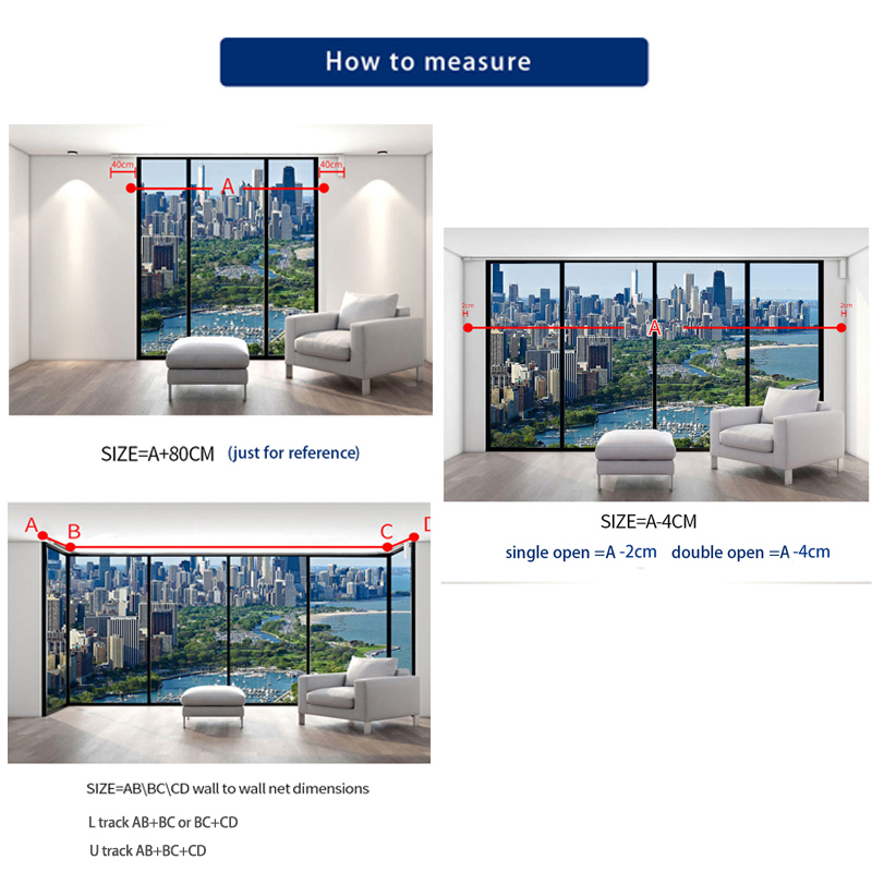 Leisguar Factory Cheap Smart Home Electric Curtain Rods Customised Size Only Track