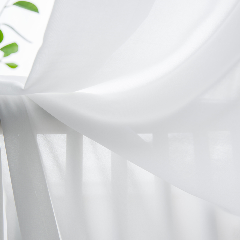 Black Curtains White Sheers | Black White Tulle Curtains | Back Tab Sheer Curtains - 2 - Aliexpress