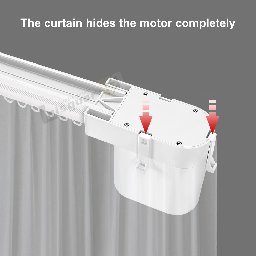 Tuya MINI Curtain Motor Smart Curtain Track Kit Can be customized in size