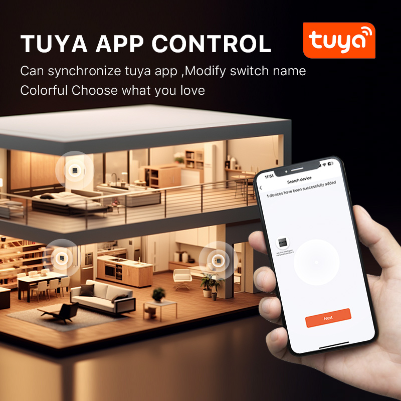 Leisguar M8proTuya Zigbee Smart Home 4-Way Switch Panel