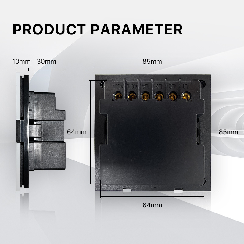Leisguar M8proTuya Zigbee Smart Home 4-Way Switch Panel