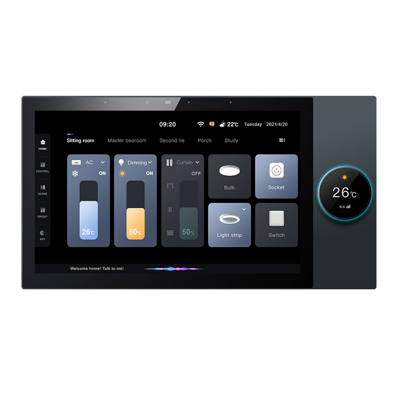 Leisguar 10-inch Tuya Intelligent Home Central Control Screen Is Equipped with A Zigbee Gateway.