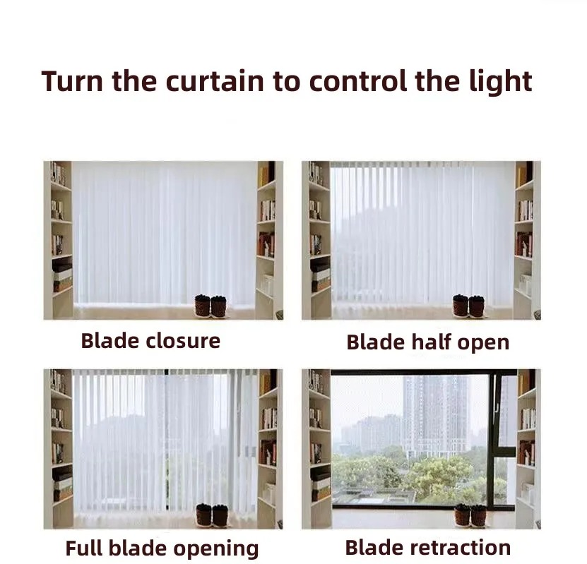 Boutique Dreamlike blinds curtain dream straight screen curtain living room balcony bedroom track roller electric curtain