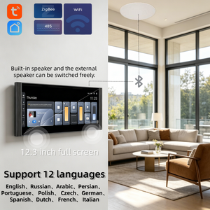 Leisguar 12-inch Tuya Intelligent Home Central Control Screen Is Equipped with A Zigbee Gateway.