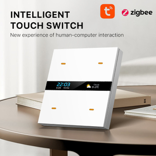 Leisguar M8proTuya Zigbee Smart Home 4-Way Switch Panel